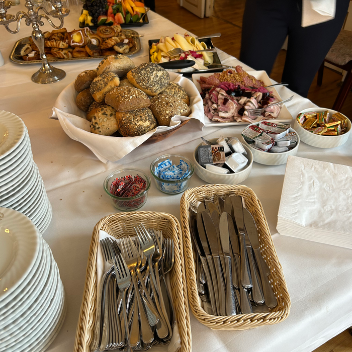 Business brunch og bobler